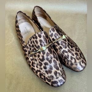 Kate Spade New York Lana Loafers in Bronze. Size 8.5